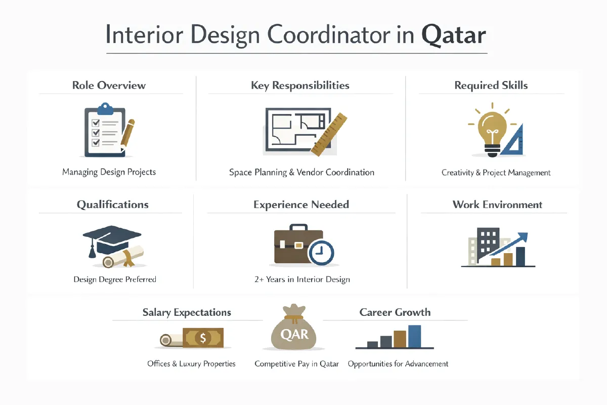 Interior Design Coordinator in Qatar: Role, Responsibilities & When You Need One